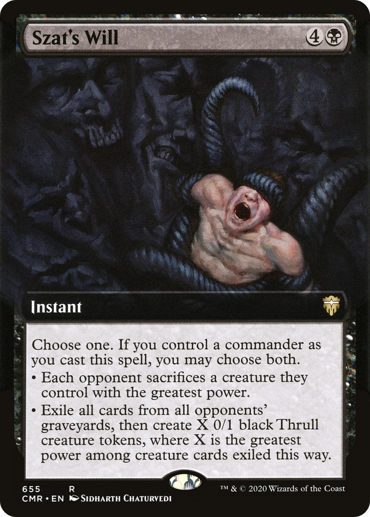 Szat's Will (Extended Art) (CMR-655)