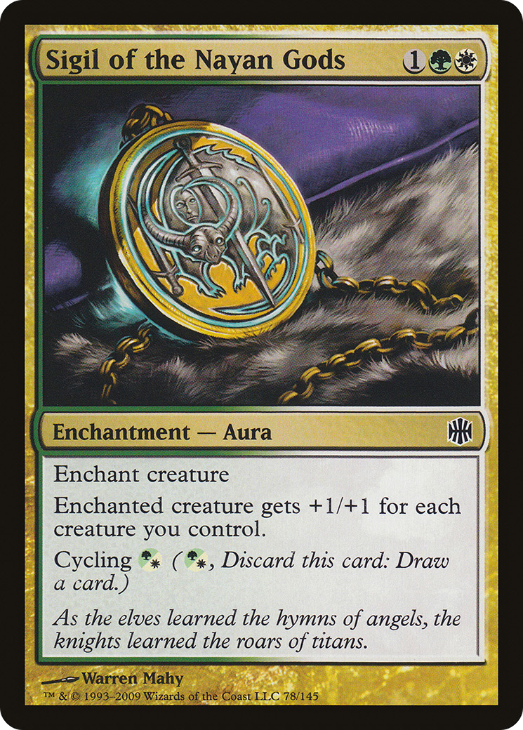Sigil of the Nayan Gods (ARB-078) Foil