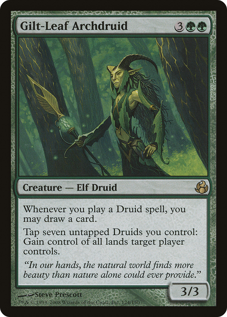 Gilt-Leaf Archdruid (MOR-124) Foil