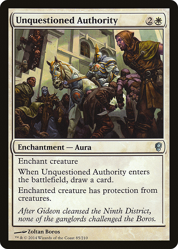 Unquestioned Authority (CNS-085) Foil