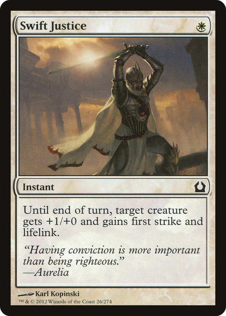 Swift Justice (RTR-026) Foil