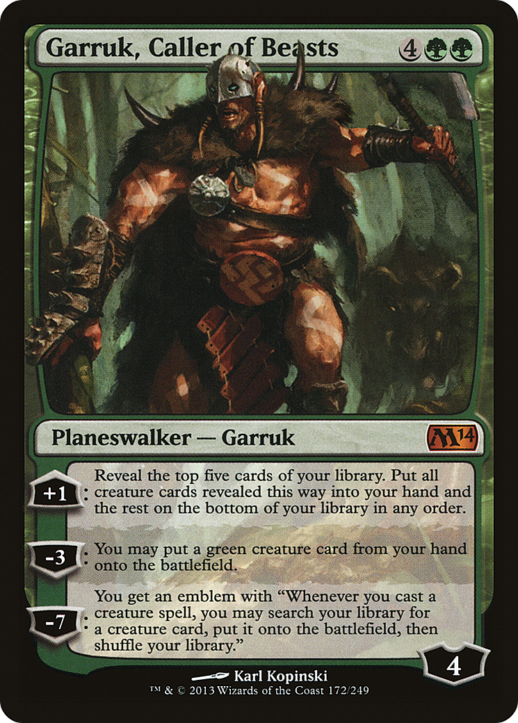 Garruk, Caller of Beasts (M14-172)
