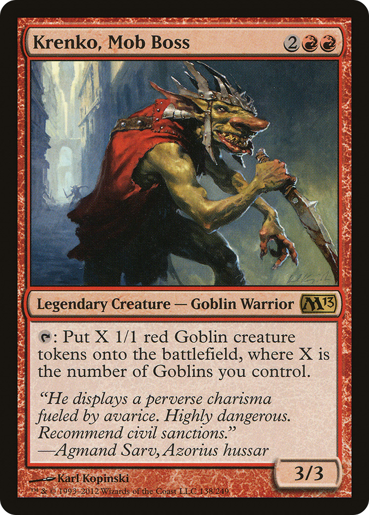 Krenko, Mob Boss (M13-138) Foil