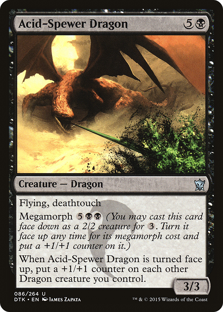 Acid-Spewer Dragon (DTK-086) Foil