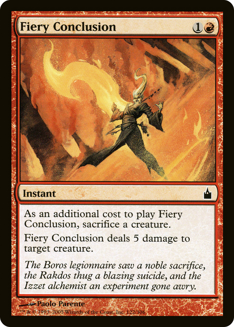 Fiery Conclusion (RAV-122) Foil
