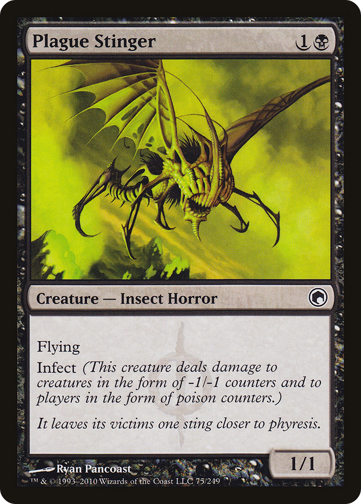 Plague Stinger (SOM-075) Foil