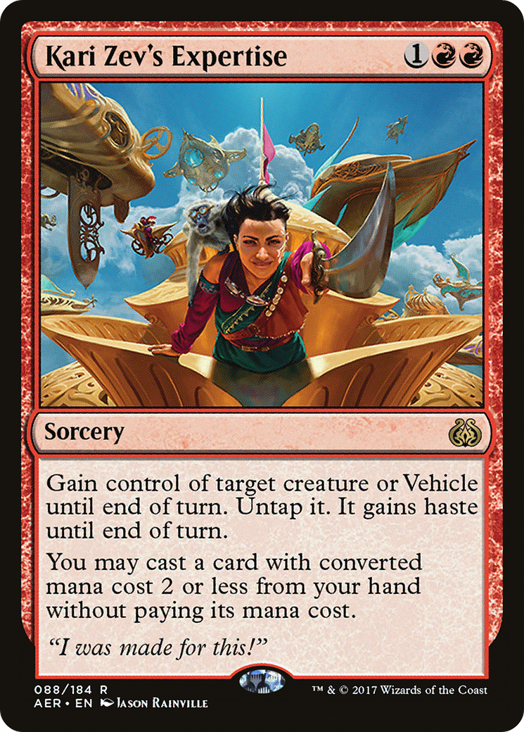 Kari Zev's Expertise (AER-088) Foil