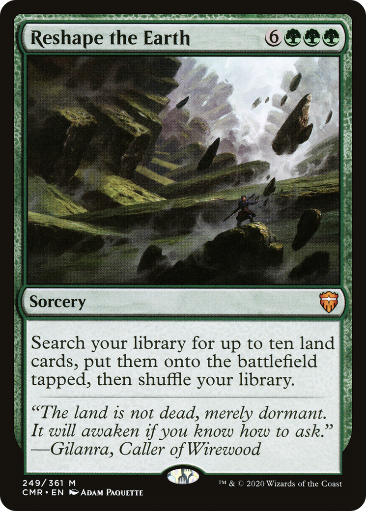 Reshape the Earth (CMR-249) Foil