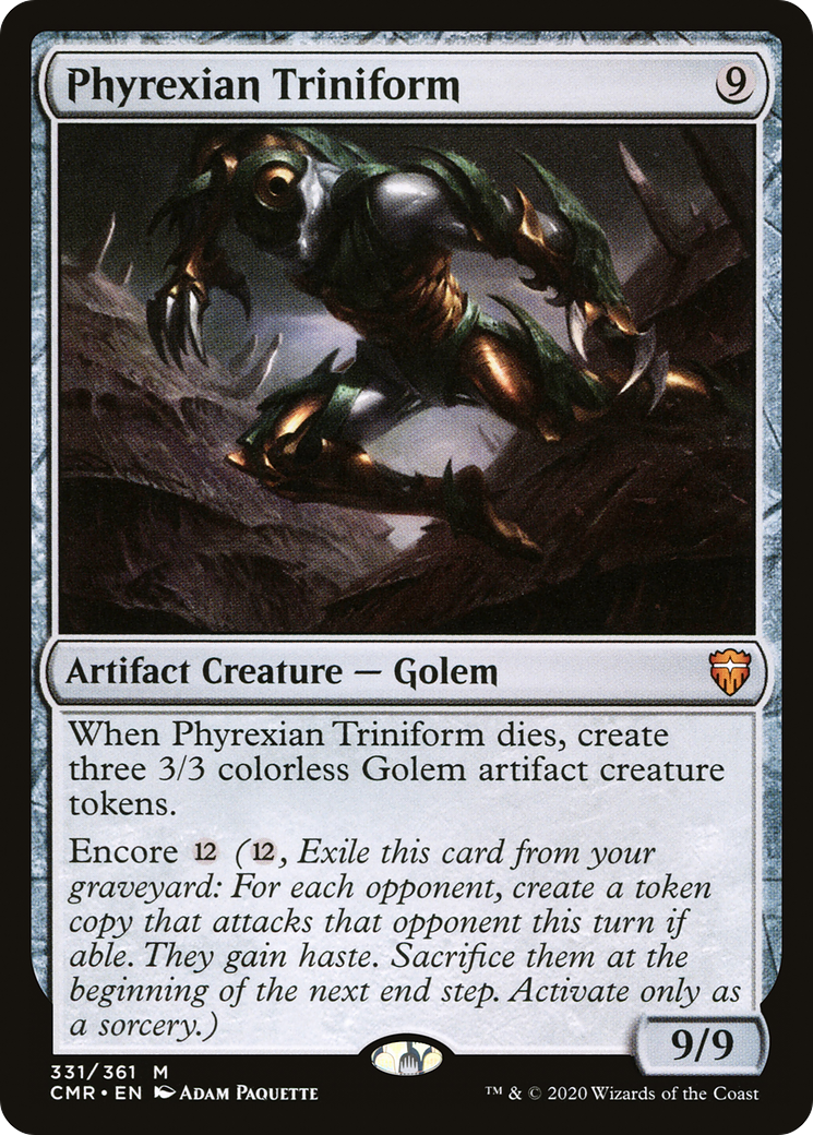 Phyrexian Triniform (CMR-331) Foil