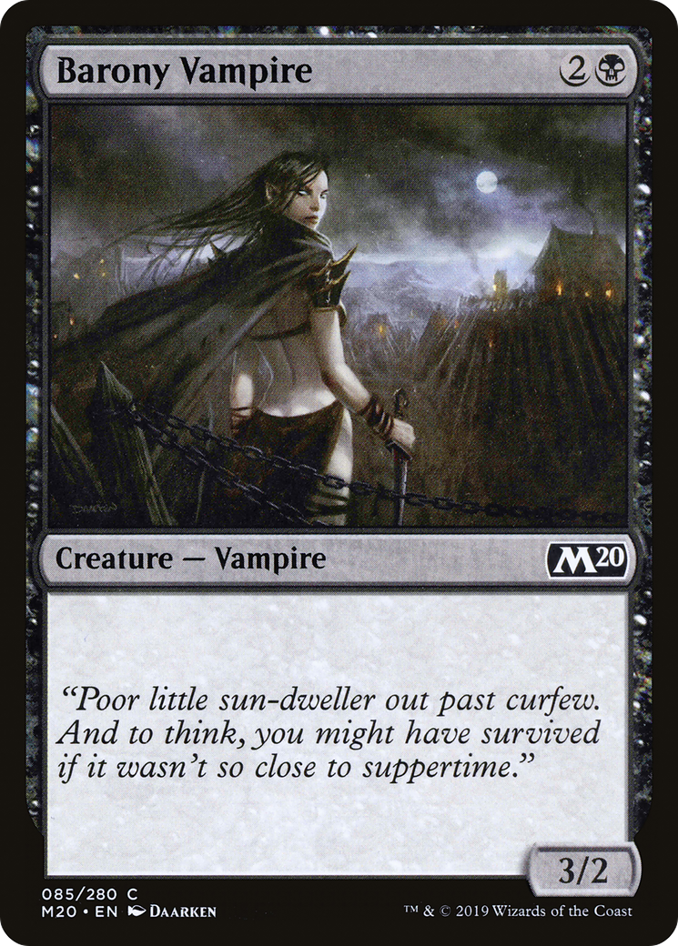 Barony Vampire (M20-085) Foil