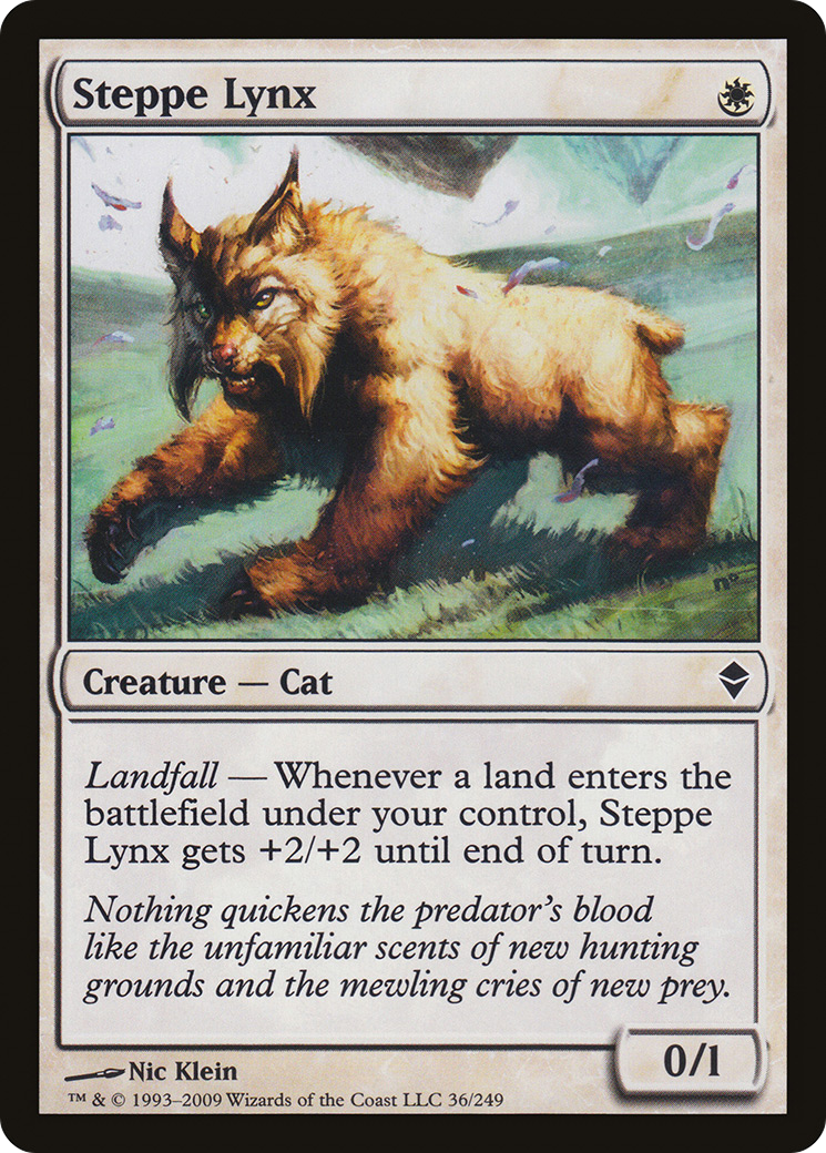 Steppe Lynx (ZEN-036) Foil