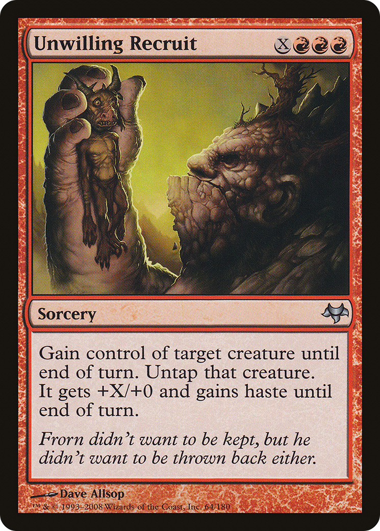 Unwilling Recruit (EVE-064) Foil