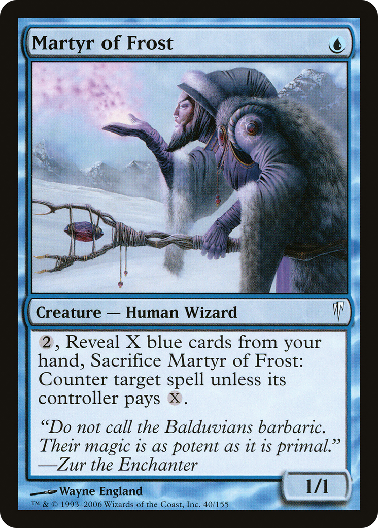 Martyr of Frost (CSP-040)