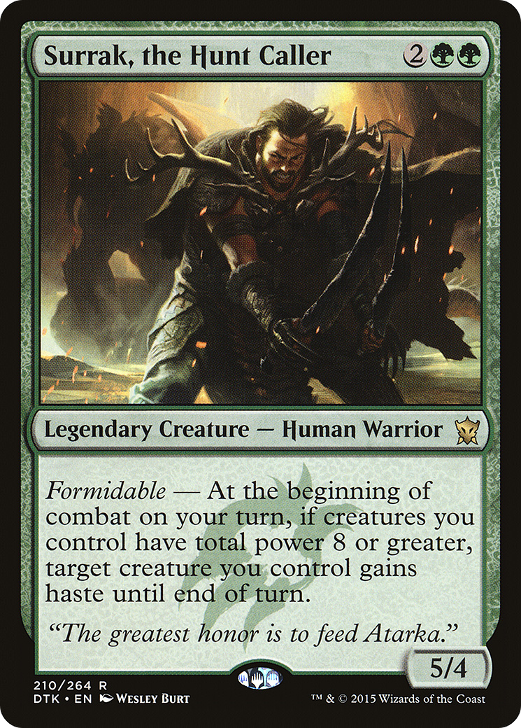 Surrak, the Hunt Caller (DTK-210) Foil