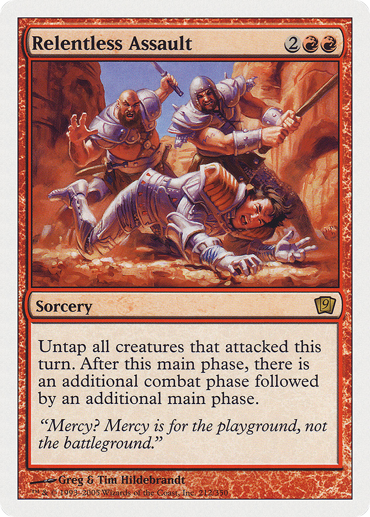 Relentless Assault (9ED-212) Foil