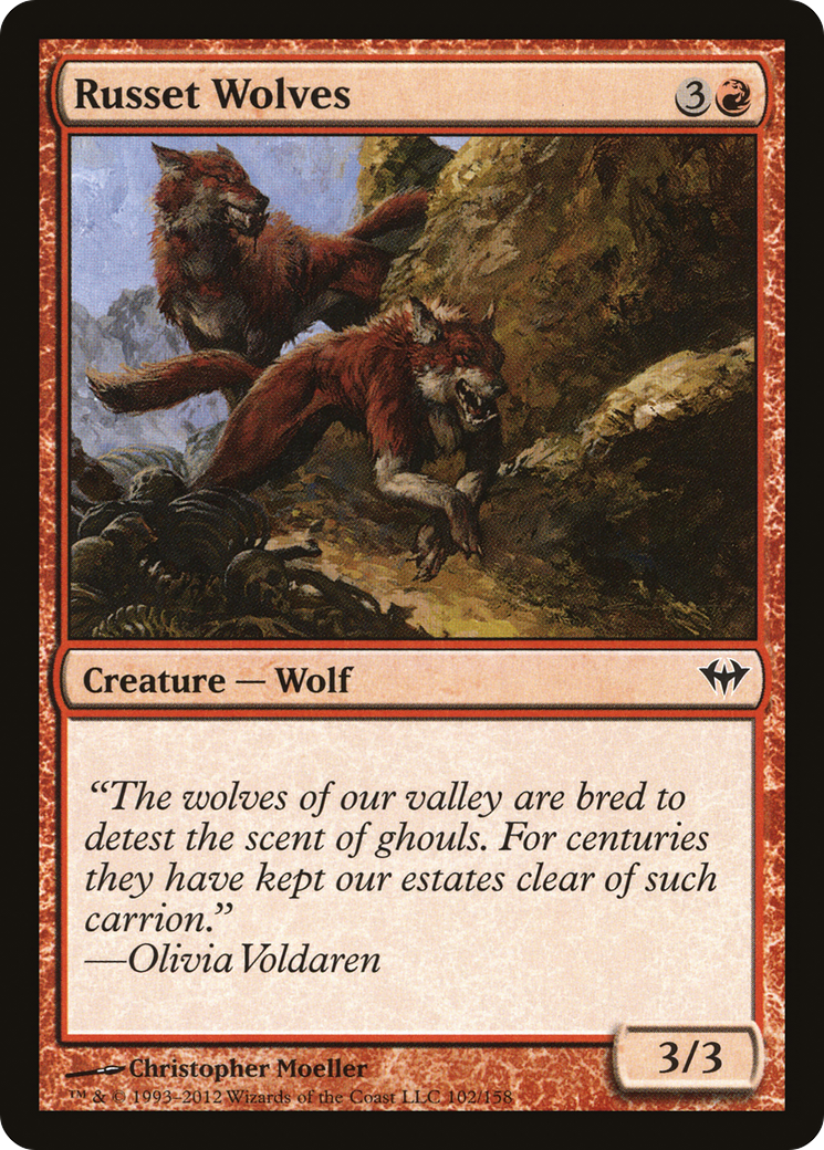 Russet Wolves (DKA-102) Foil