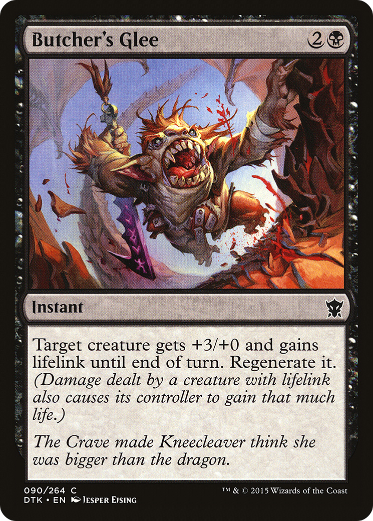 Butcher's Glee (DTK-090) Foil