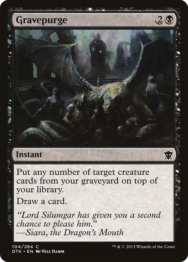 Gravepurge (DTK-104) Foil