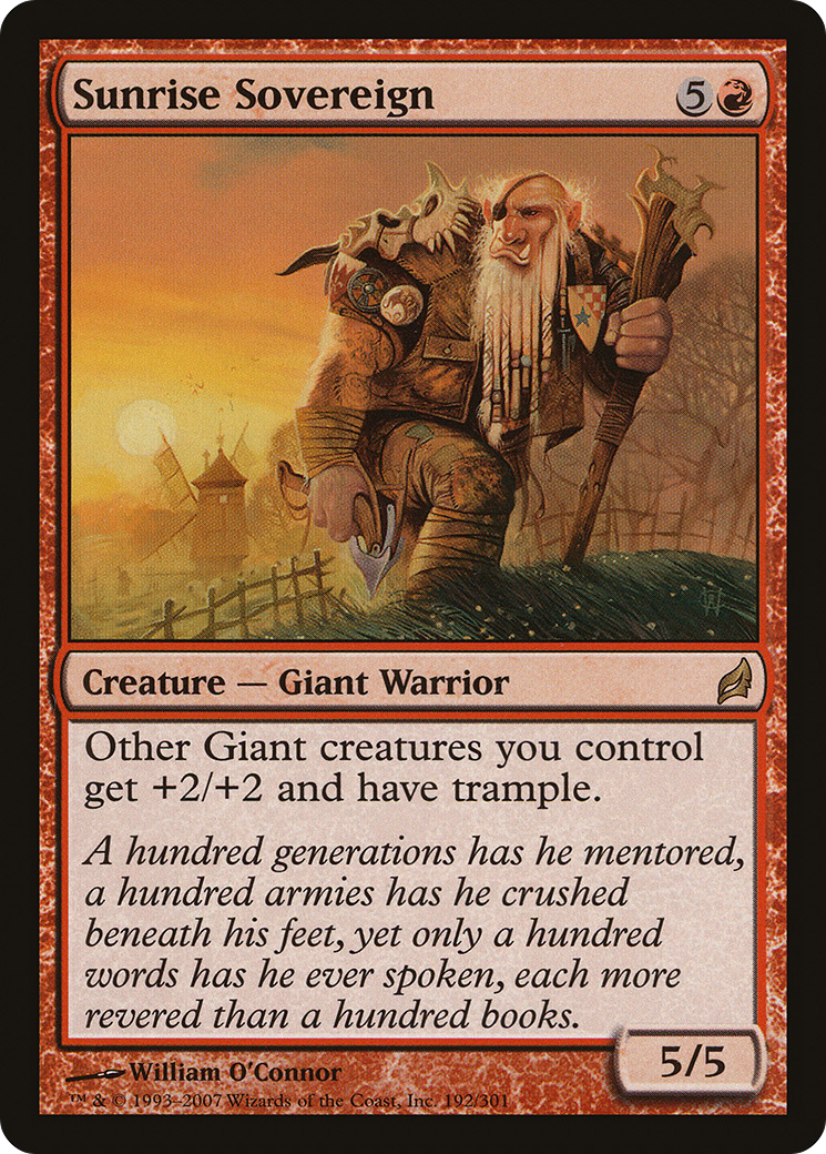 Sunrise Sovereign (LRW-192) Foil
