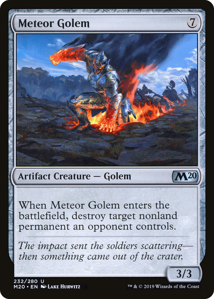 Meteor Golem (M20-232) Foil