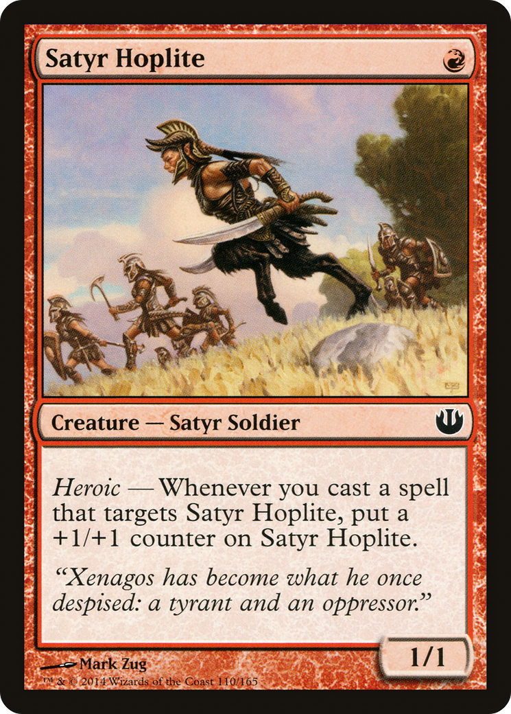 Satyr Hoplite (JOU-110) Foil