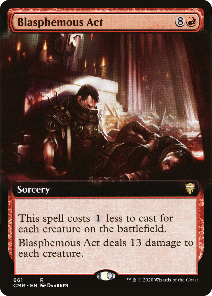Blasphemous Act (Extended Art) (CMR-661) Foil