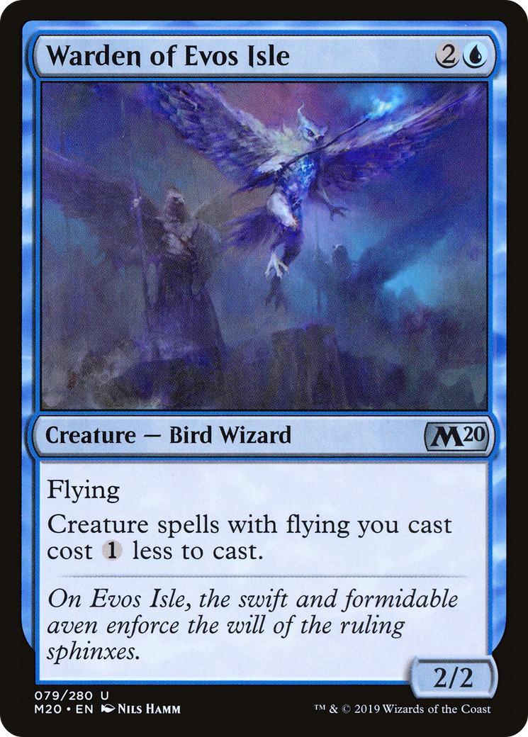 Warden of Evos Isle (M20-079) Foil