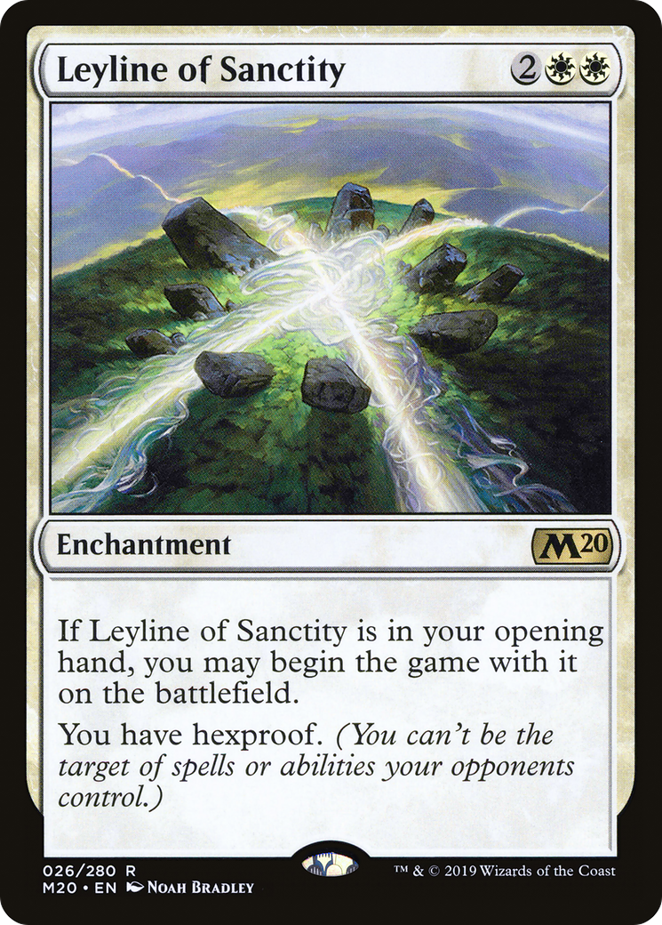 Leyline of Sanctity (M20-026) Foil
