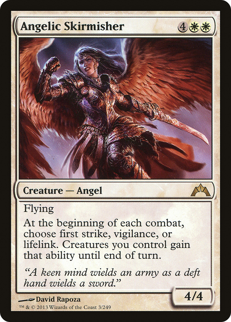 Angelic Skirmisher (GTC-003) Foil