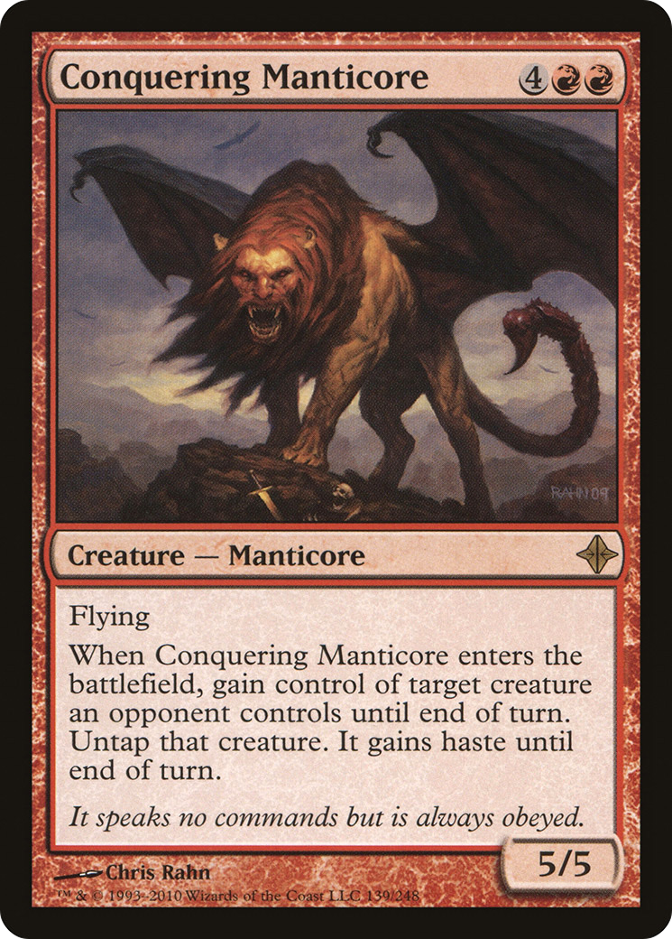 Conquering Manticore (ROE-139) Foil