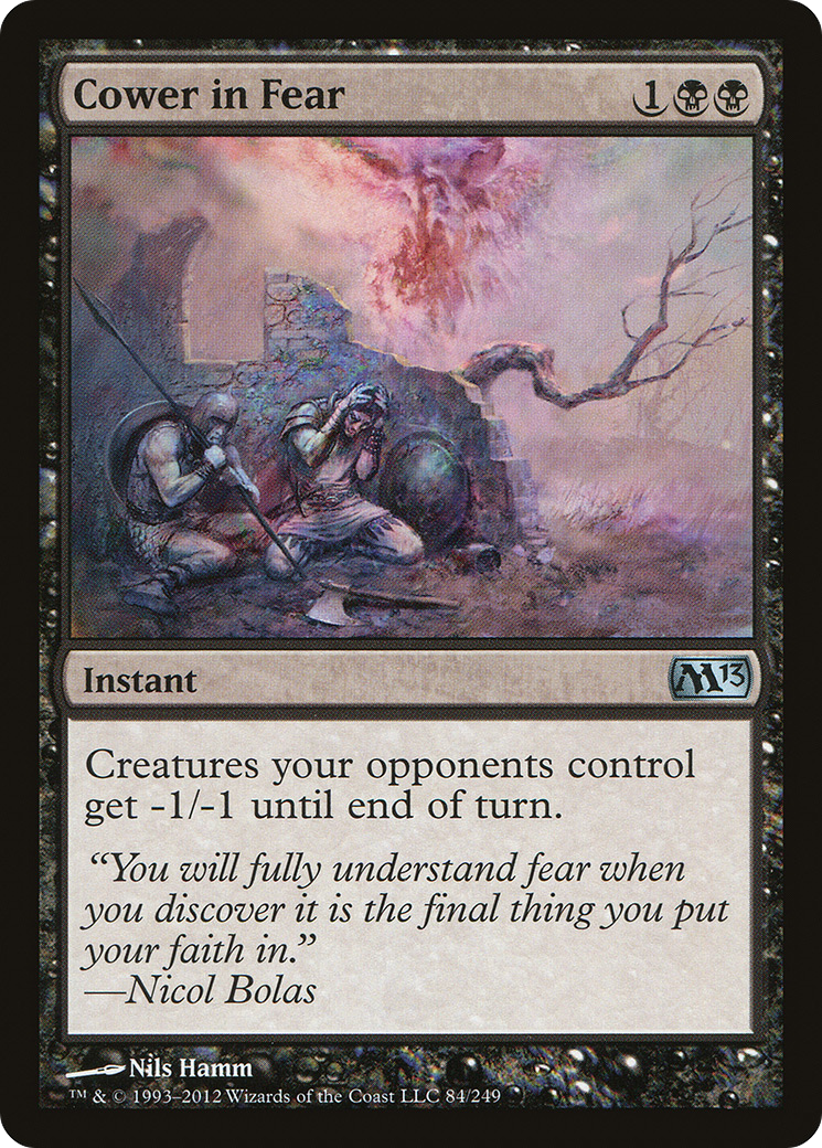 Cower in Fear (M13-084) Foil