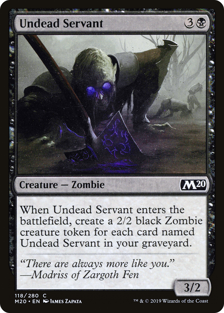 Undead Servant (M20-118) Foil