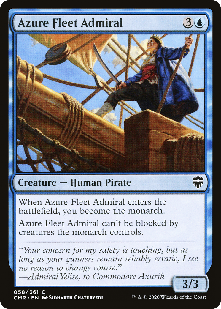 Azure Fleet Admiral (CMR-058) Foil