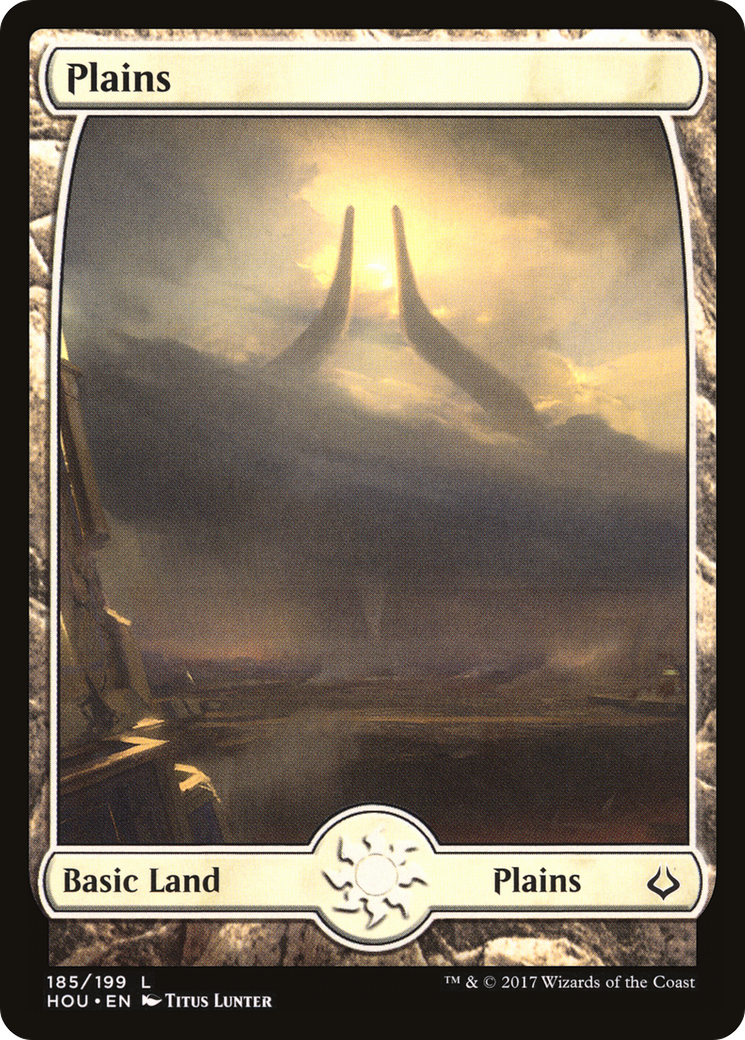 Plains (185) - Full Art (HOU-185) Foil