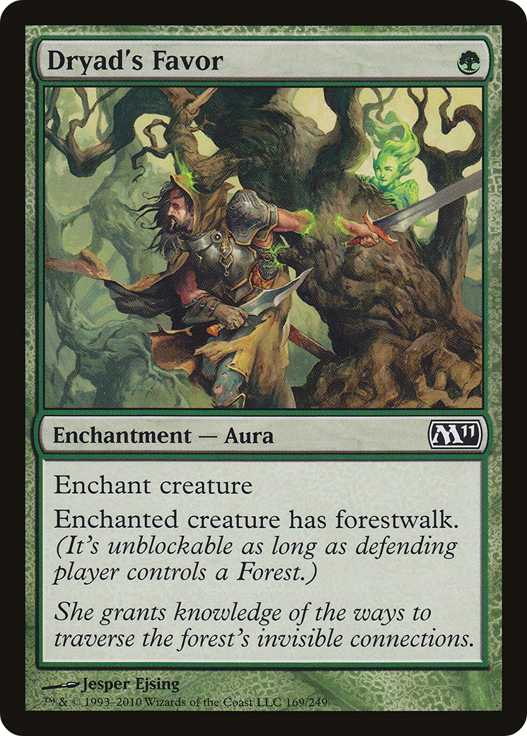 Dryad's Favor (M11-169) Foil