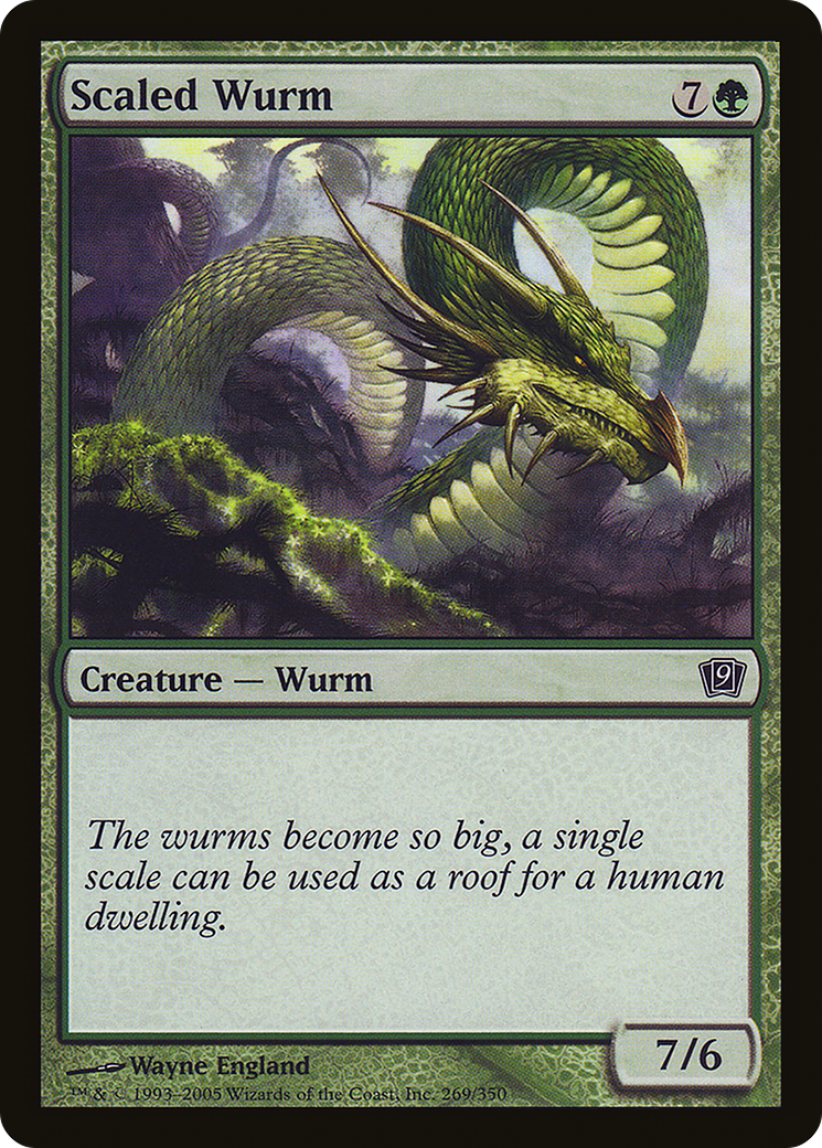 Scaled Wurm (9ED-269) Foil