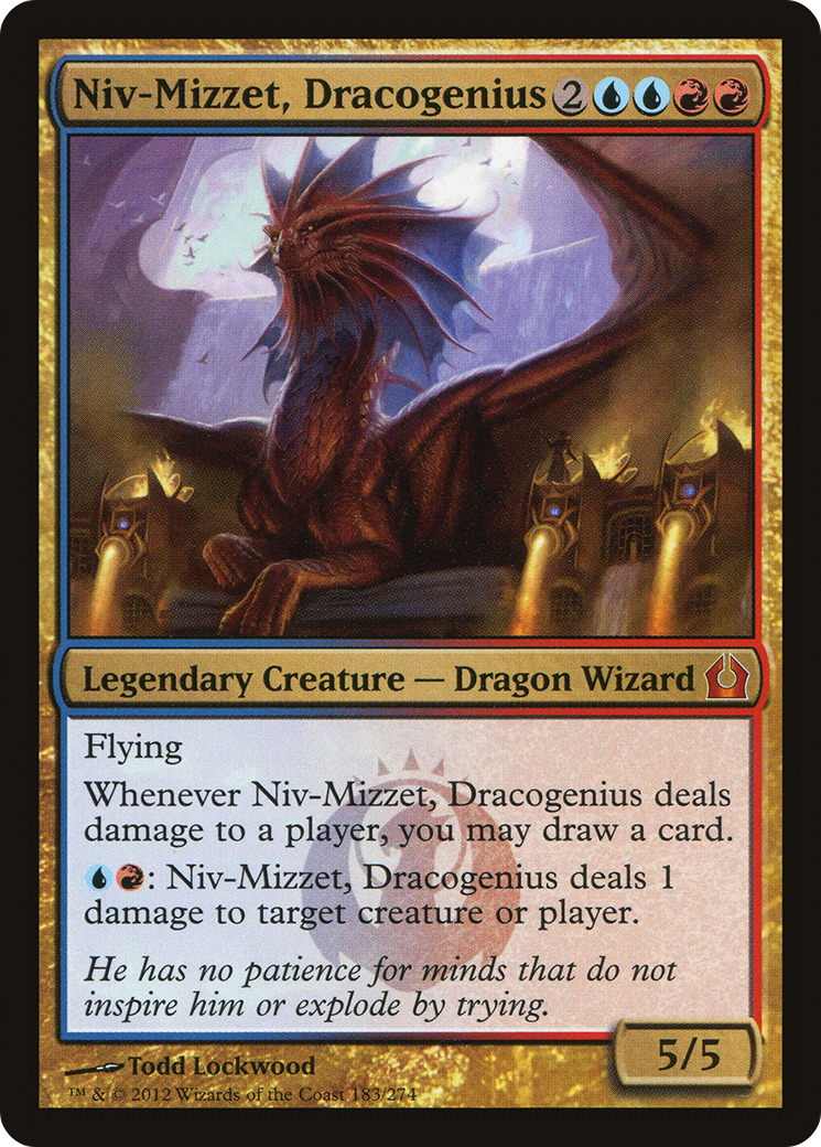 Niv-Mizzet, Dracogenius (RTR-183) Foil