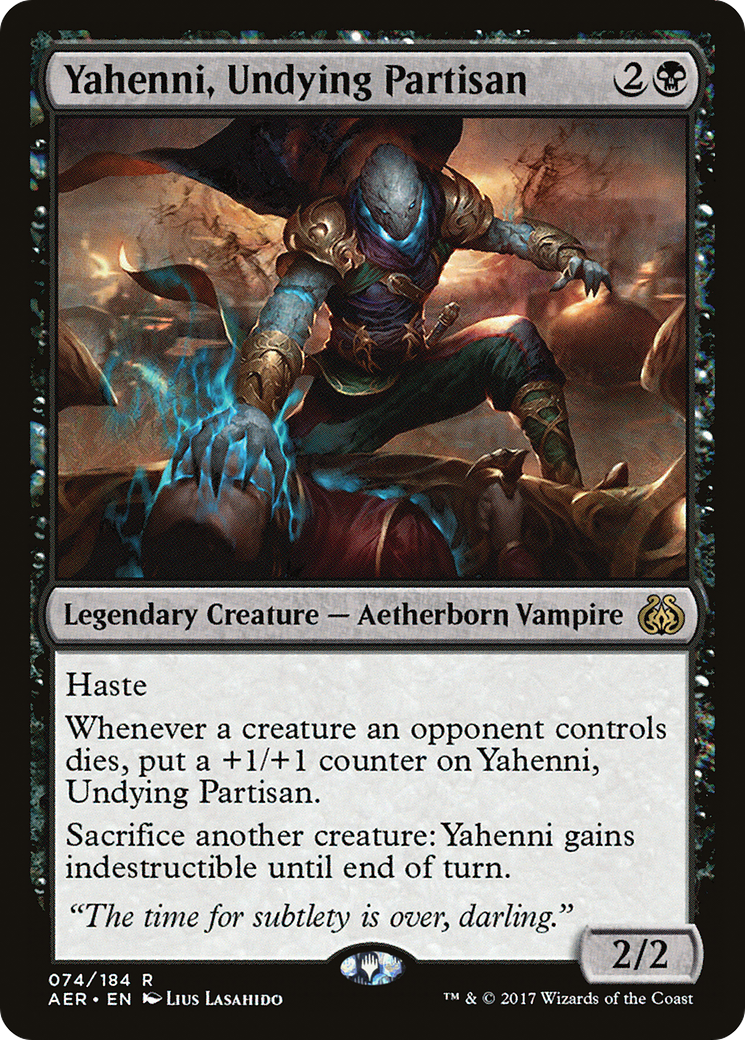 Yahenni, Undying Partisan (AER-074) Foil