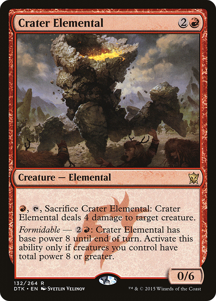 Crater Elemental (DTK-132) Foil