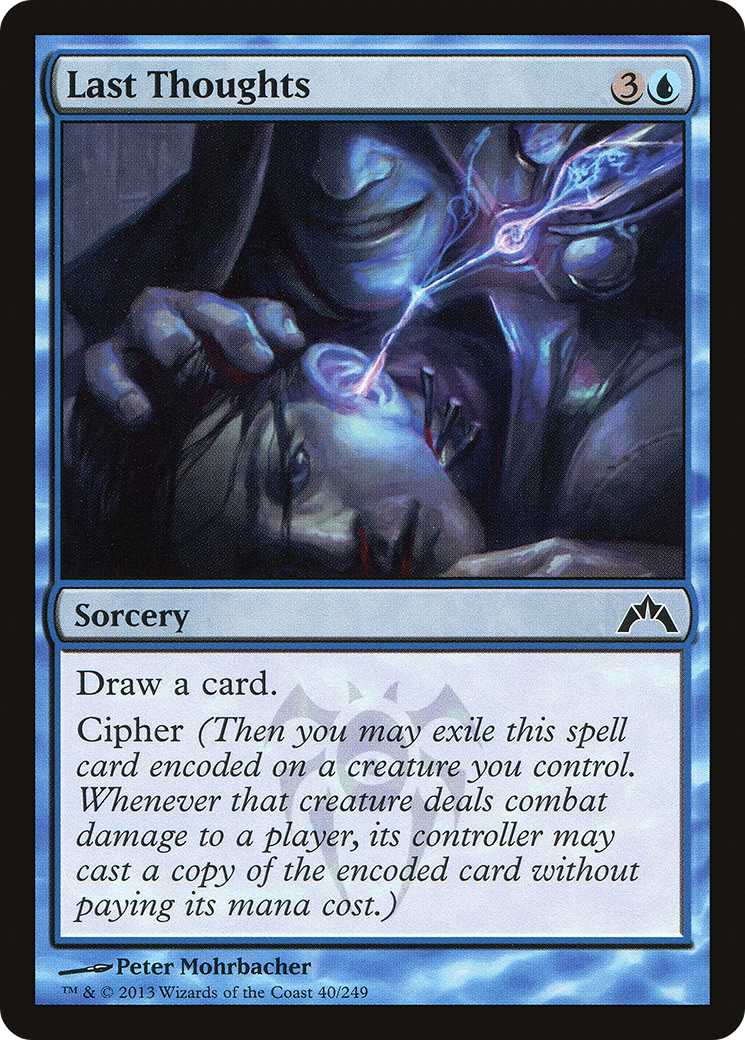 Last Thoughts (GTC-040) Foil