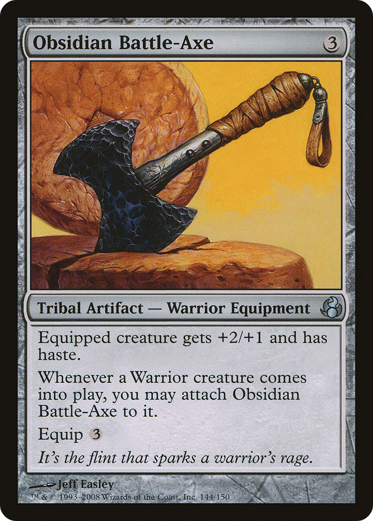 Obsidian Battle-Axe (MOR-144) Foil