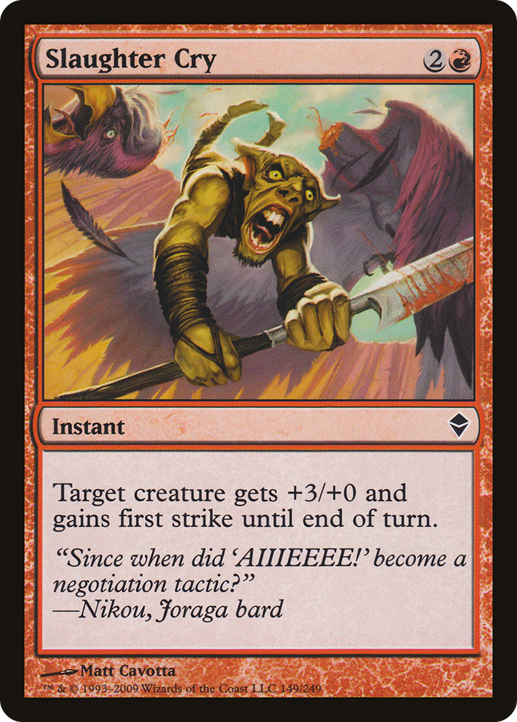 Slaughter Cry (ZEN-149) Foil