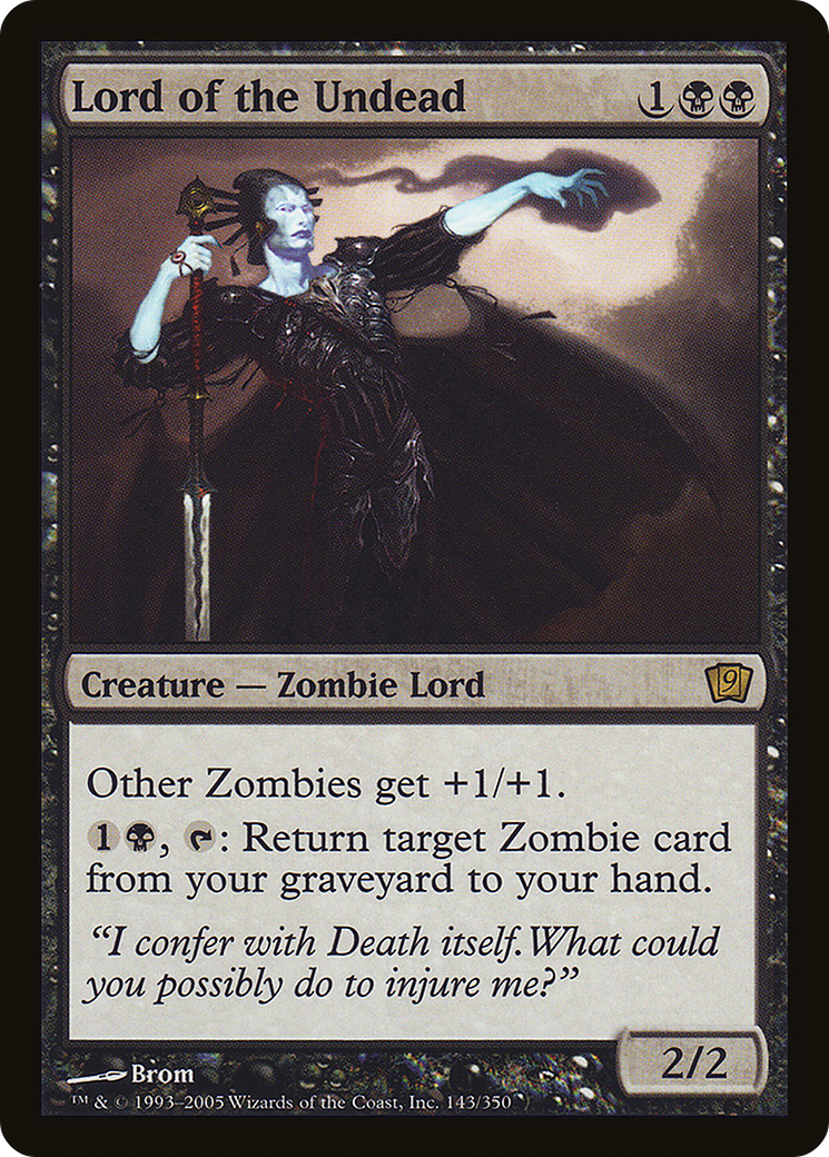 Lord of the Undead (9ED-143) Foil