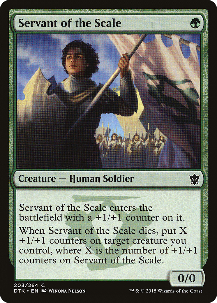 Servant of the Scale (DTK-203) Foil
