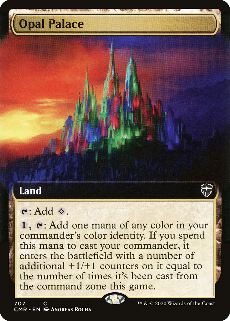 Opal Palace (Extended Art) (CMR-707) Foil