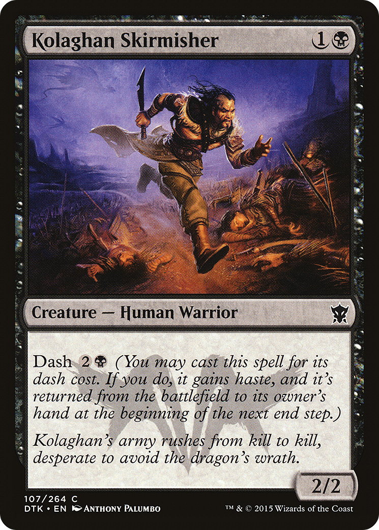 Kolaghan Skirmisher (DTK-107) Foil