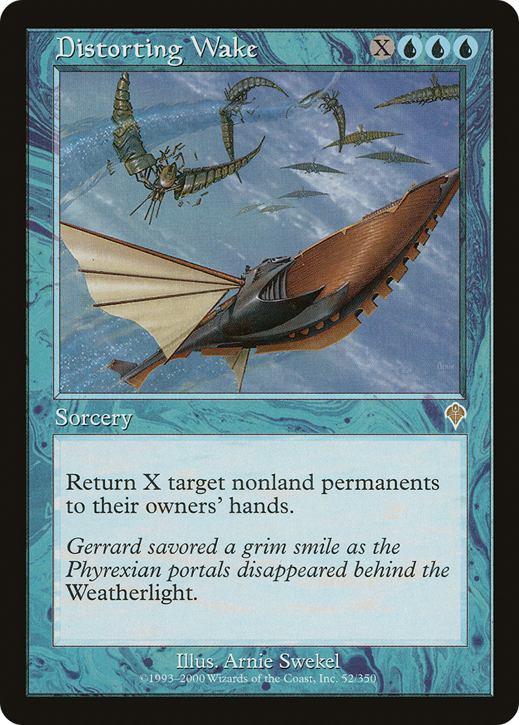Distorting Wake (INV-052) Foil