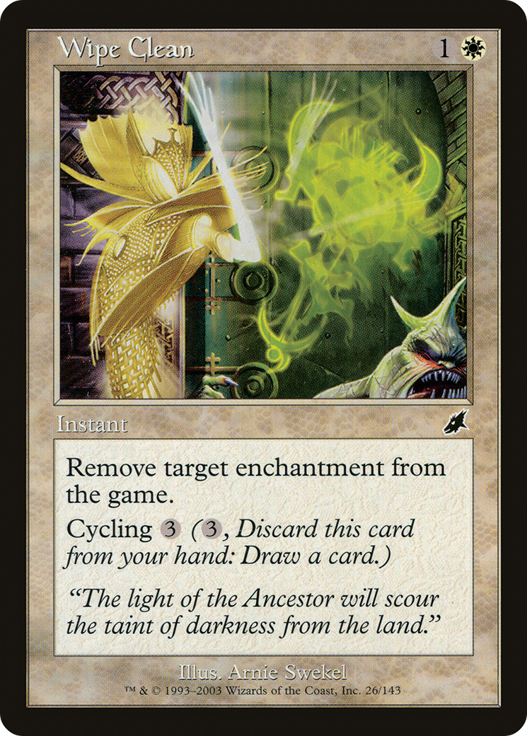 Wipe Clean (SCG-026)