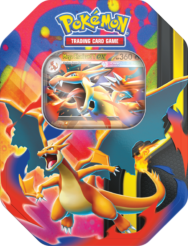 POKEMON MEGA CHARIZARD TIN MEGA CHARIZARD Y EX