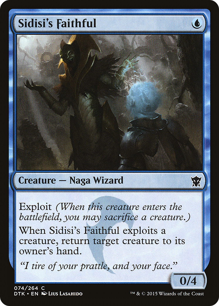 Sidisi's Faithful (DTK-074) Foil